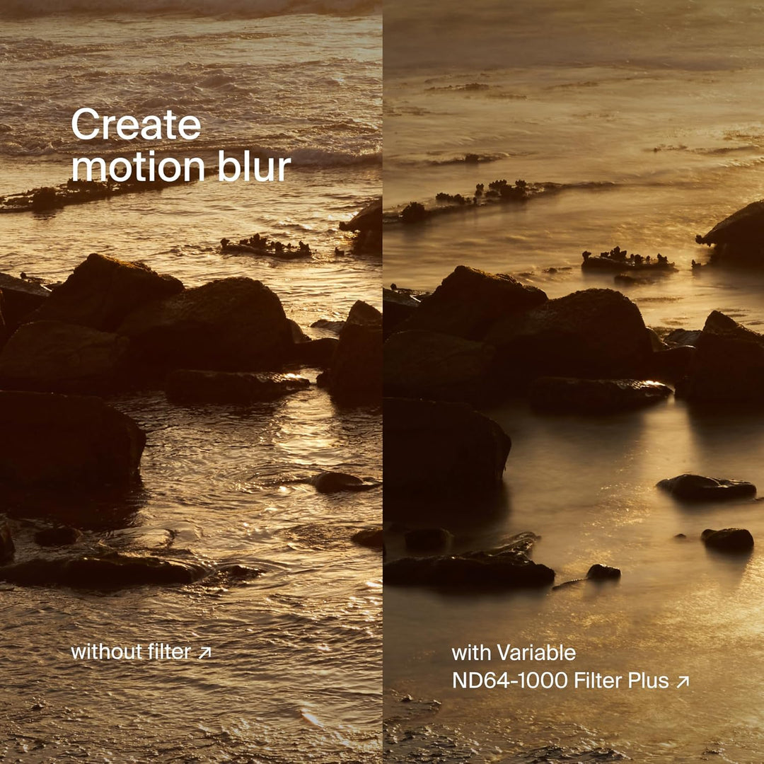 Urth 95 mm Variabler Graufilter ND64-1000 (6-10 Stop) ND Filter (Plus) 95mm, 95mm