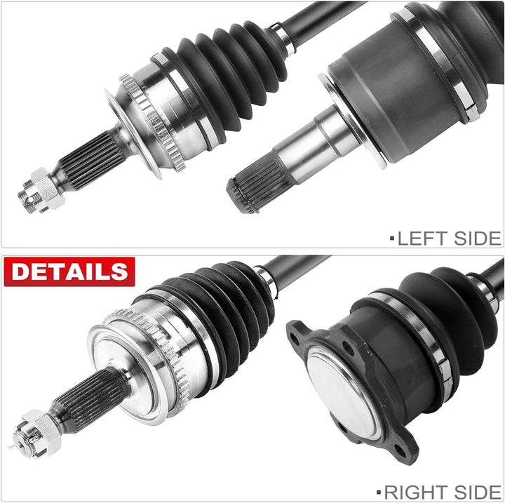 Frankberg 2x Antriebswelle Vorderachse Kompatibel mit L200/Triton KAT KBT 2.5L 2006-2015 Replace# 38