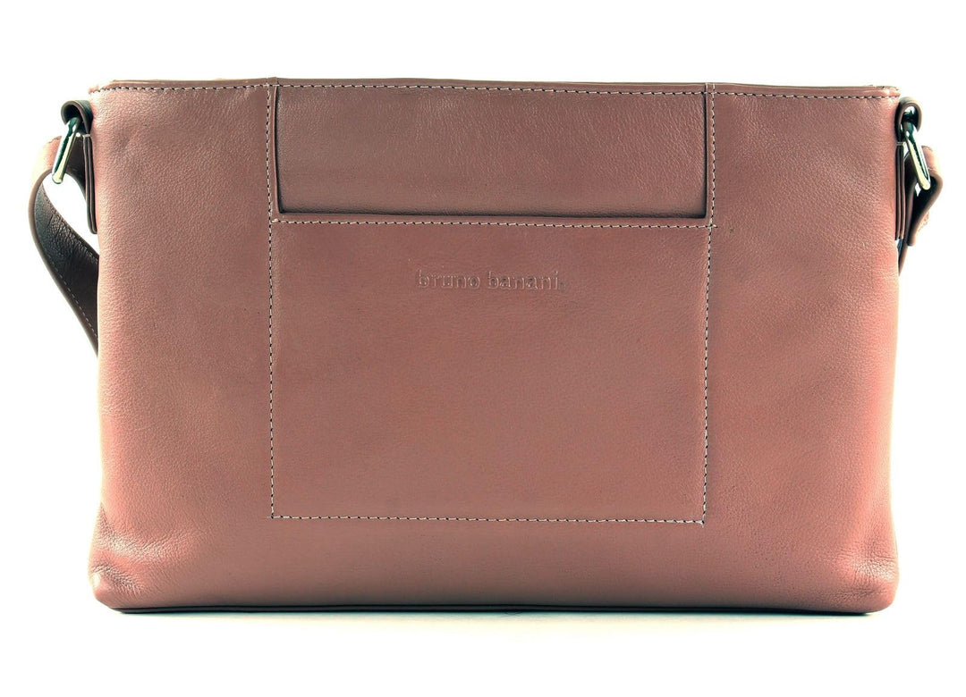 Bruno Banani Umhängetasche rosa echt Leder Damen - 020315