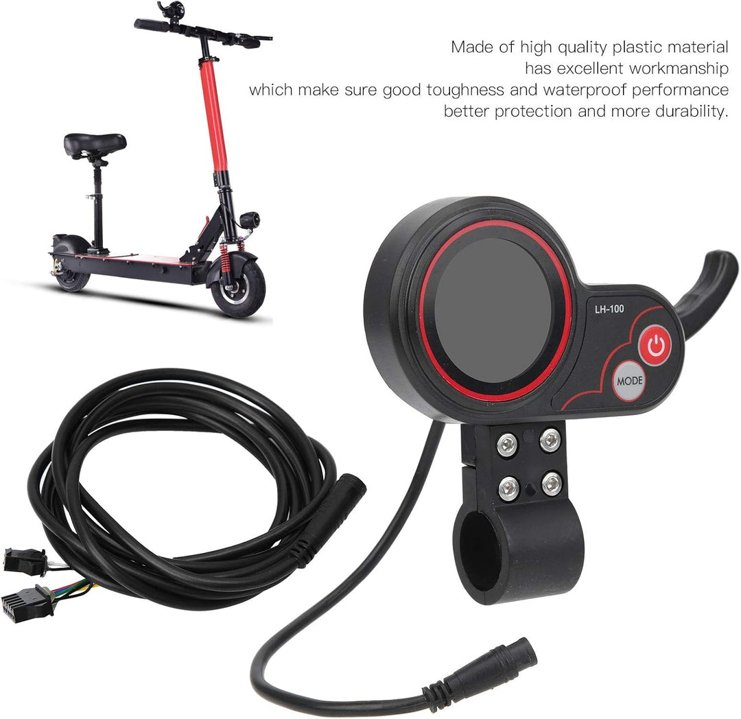 Elektroroller Daumengas mit Display, E-Bike-Geschwindigkeitsregler Elektroroller-LCD-Anzeigefeld Man