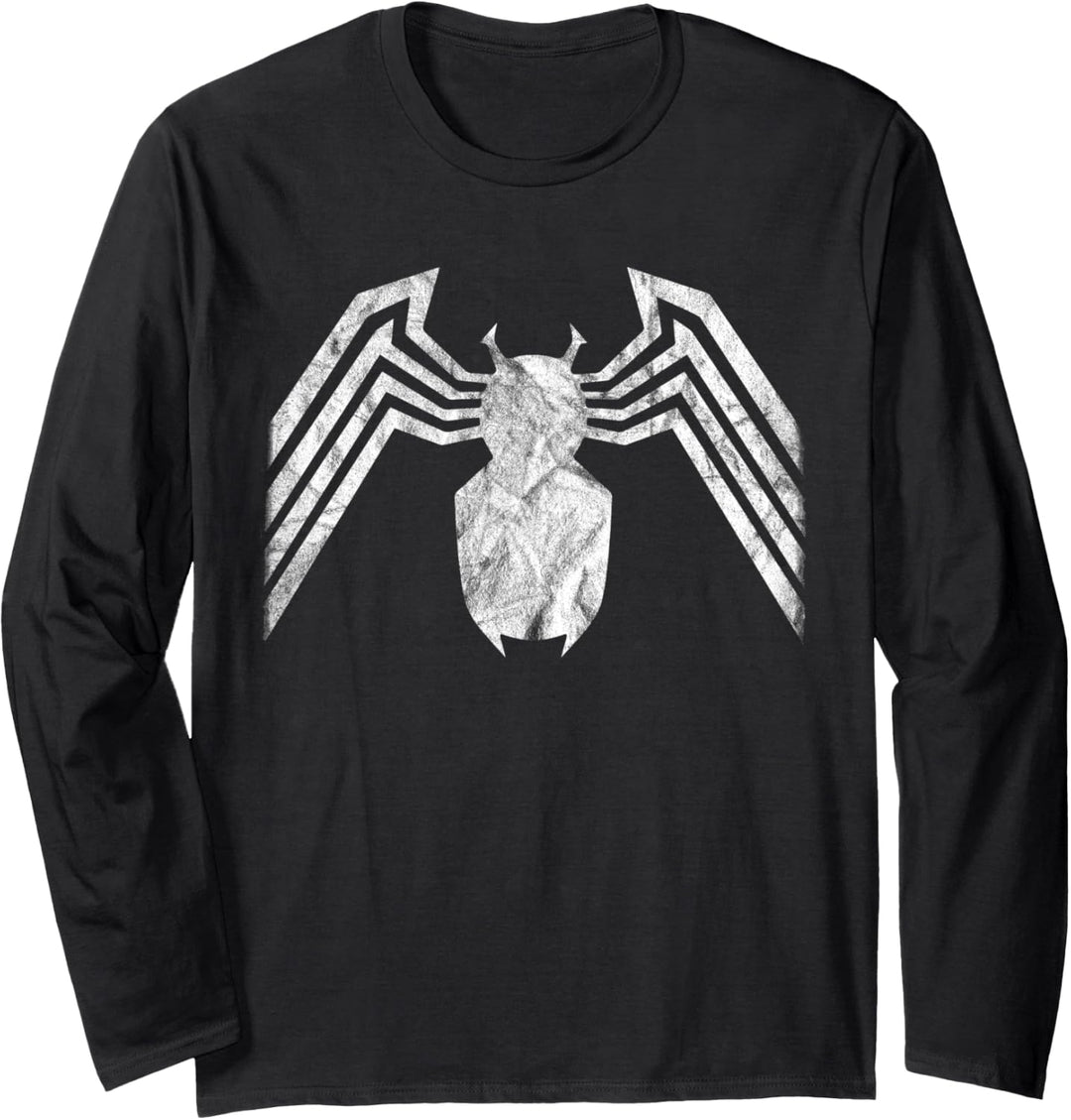 Marvel Venom Emblem White Langarmshirt