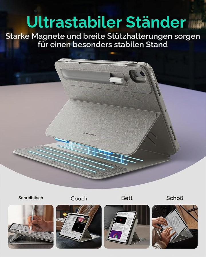 ESR Hülle für iPad Air 11 Zoll M4/M3/M2, iPad Air 8/7/6/5/4 (2026/2025/2024/2022/2020), drehbare Hül