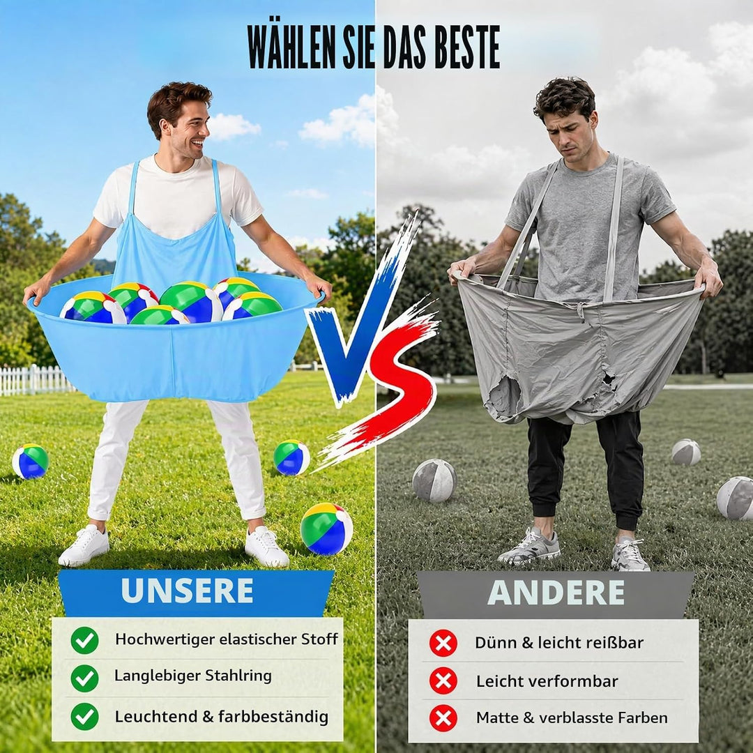 Granny Pants Gartenspiel 2er-Pack mit 8 Bällen, Gartenspiele Outdoor Spiele Wurfspiele für Erwachsen