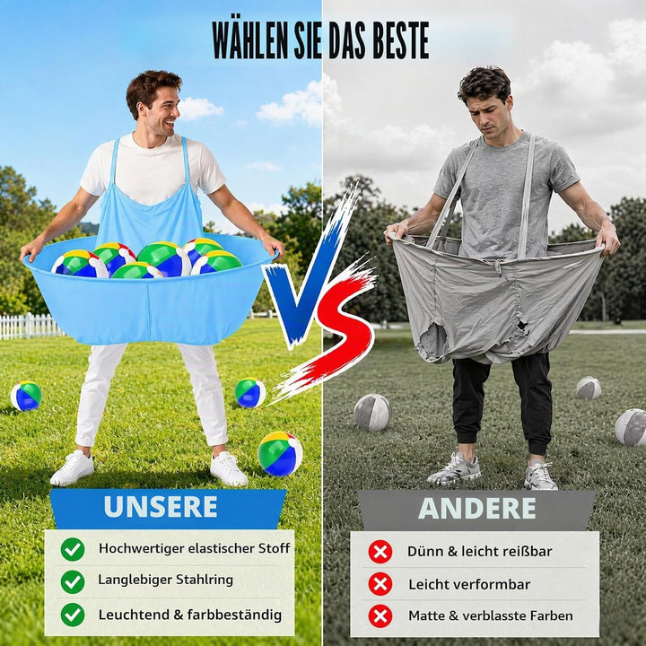 Granny Pants Gartenspiel 2er-Pack mit 8 Bällen, Gartenspiele Outdoor Spiele Wurfspiele für Erwachsen