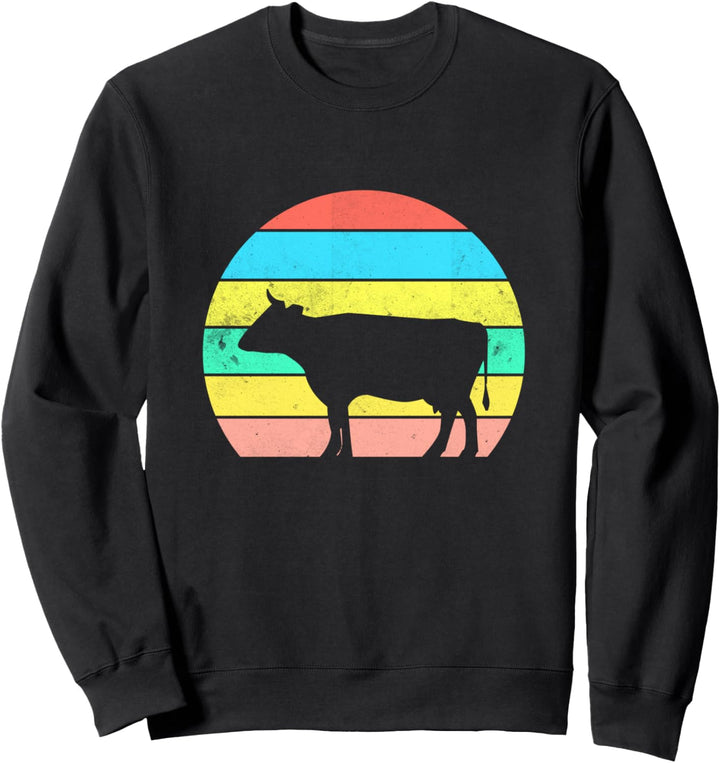 Kuh bunt Fleckvieh Bauernhof Almabtrieb Allgäu Viehscheid Sweatshirt