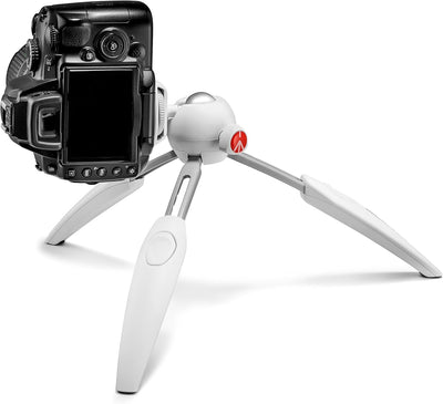 Manfrotto MTPIXIEVO-WH Pixi-Evo Mini-Stativ (2 Segment) weiss Weiss Single, Weiss Single