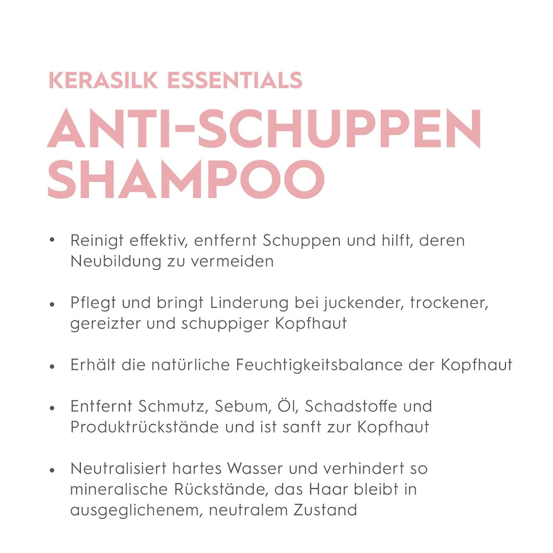Kerasilk Essential, Anti-Schuppen Shampoo für sensible Kopfhaut und dünner werdendes Haar, 750ml, 75