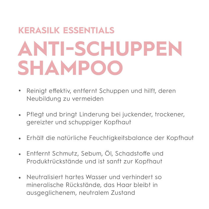 Kerasilk Essential, Anti-Schuppen Shampoo für sensible Kopfhaut und dünner werdendes Haar, 750ml, 75