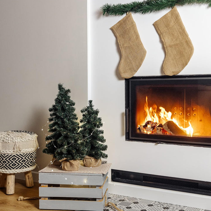 Creative Home Kleiner Weihnachtsbaum Tannenbaum Künstlich | 40 cm | Künstlicher Weihnachtsbaum Deko