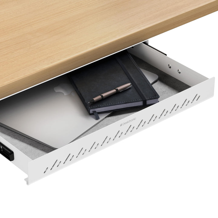 Desktronic Schreibtisch-Organizer, Untertisch-Aufbewahrungsbox, Schreibtisch für Büro Schule Homeoff