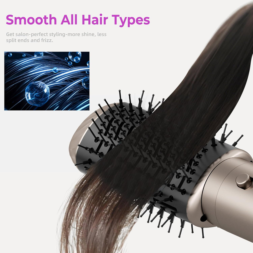 Hairstyler 6 in 1 Airstyler mit Diffusor Luft Lockenstab Air Styler Warmluftbürste Föhn Rundbürstenf