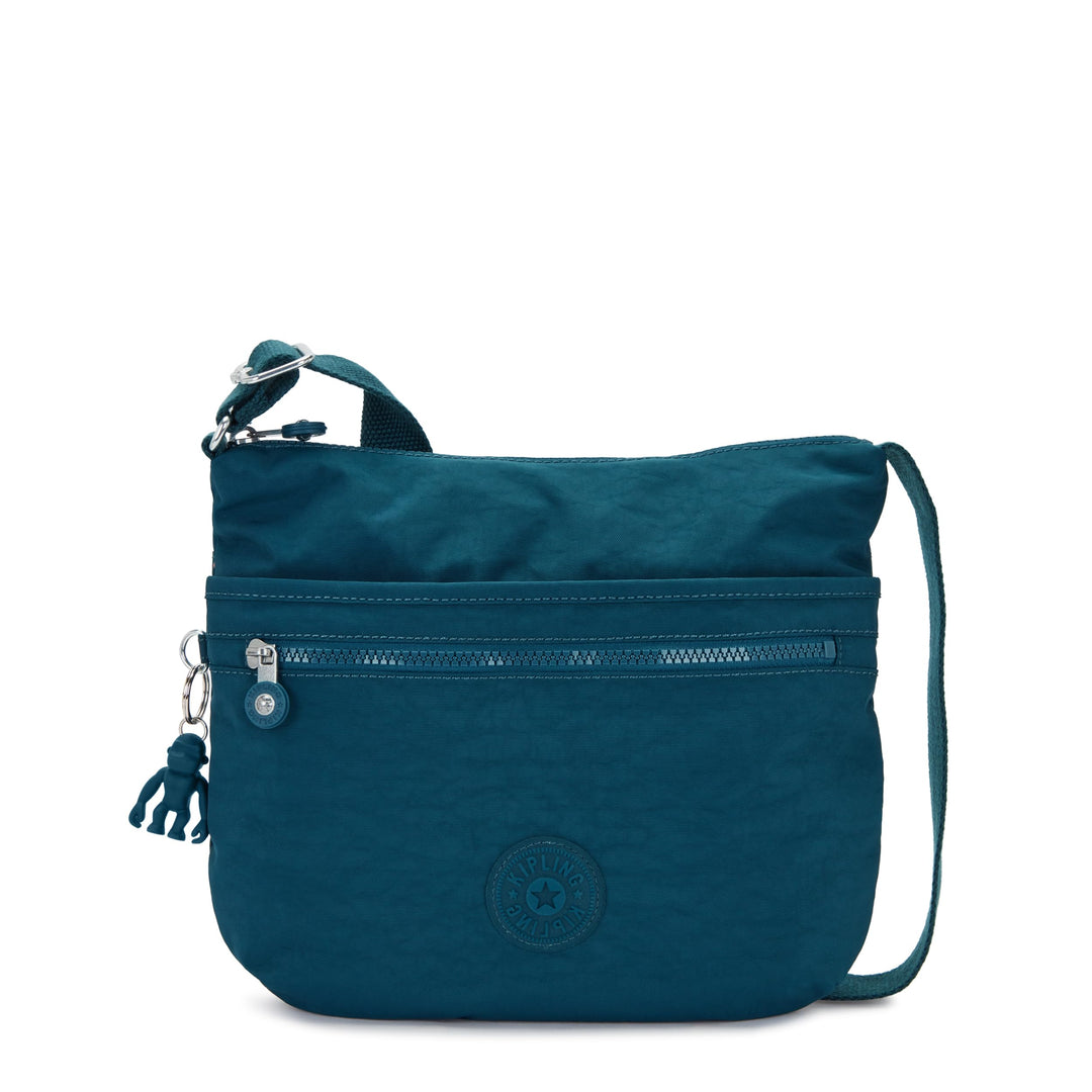 Kipling Unisex ARTO Medium Crossbody, Cosmic Emerald, Cosmic Emerald