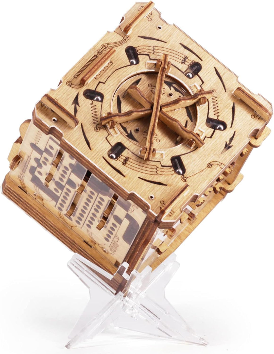 iDventure Cluebox - Cambridge Labyrinth - Escape Room Spiel - 3D Holzpuzzle - Geldgeschenk Puzzlebox