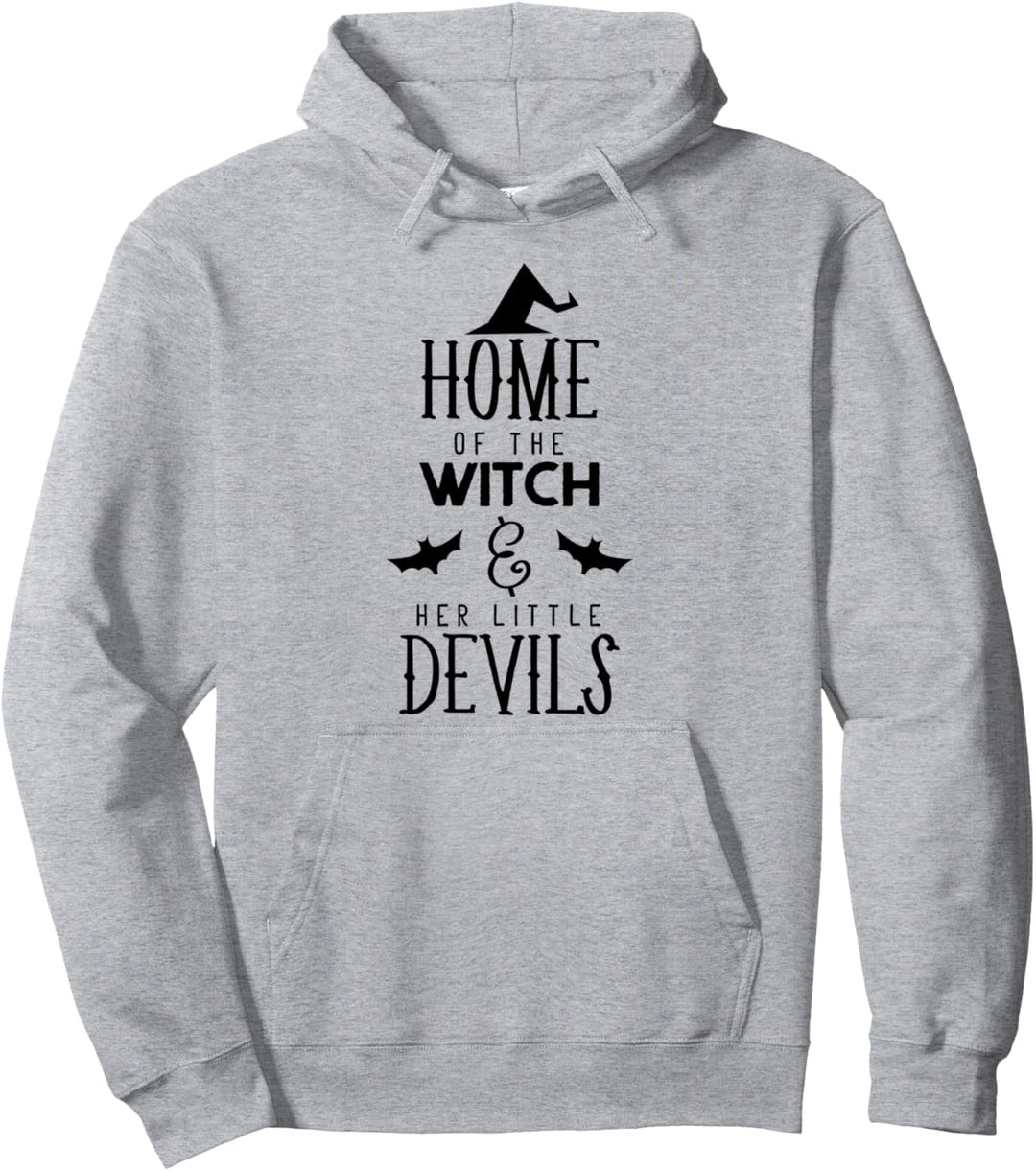 Heimat der Hexe und ihrer Teufel - Lustiges Halloween Pullover Hoodie