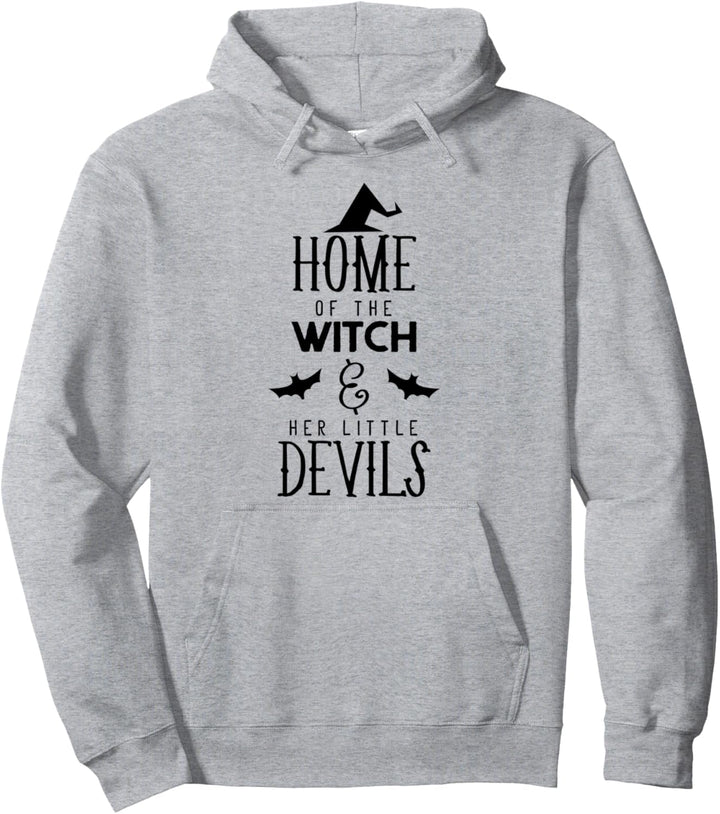 Heimat der Hexe und ihrer Teufel - Lustiges Halloween Pullover Hoodie