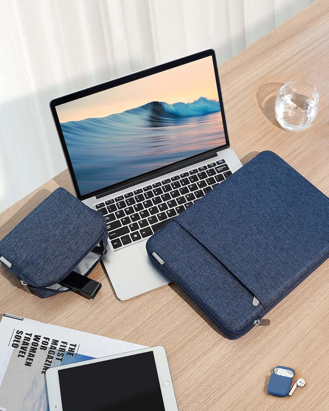 Inateck 360° Rundumschutz Laptoptasche Hülle Kompatibel mit 13 Zoll MacBook Air M5/M4/M3/M2/M1 2026-