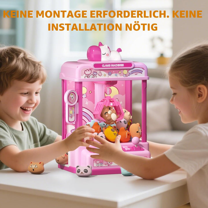 Skirfy Greifautomat für Kinder ab 6 Jahren,Mini Traumhafte Candy Grabber,Spielzeugautomat Greifspiel