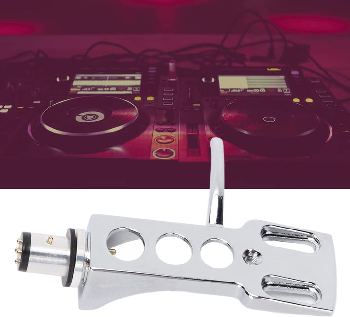 Annadue Phono Headshell mit Anschlussdrähten,Universal Ersatz LP Plattenspieler Phono Headshell Moun