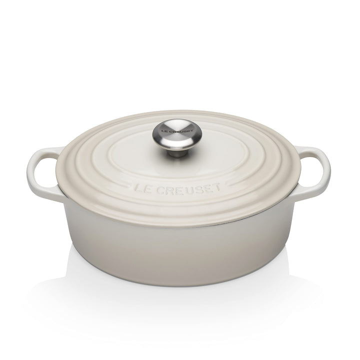 Le Creuset Signature Gusseisen-Bräter mit Deckel, Ø 27 cm, Oval, Für alle Herdarten und Induktion ge