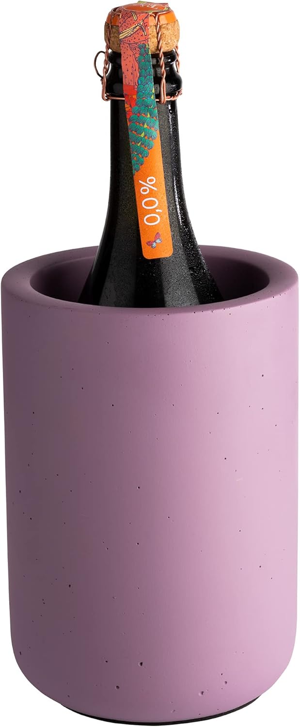 APS Flaschenkühler ELEMENT aus Beton - mit möbelschonender Unterseite - für 0,7-1,5 Liter-Flaschen -
