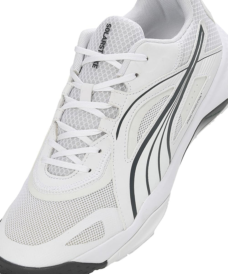 PUMA Unisex Solarstrike Ii Hallenturnschuh 46 EU Puma White Shadow Gray, 46 EU Puma White Shadow Gra