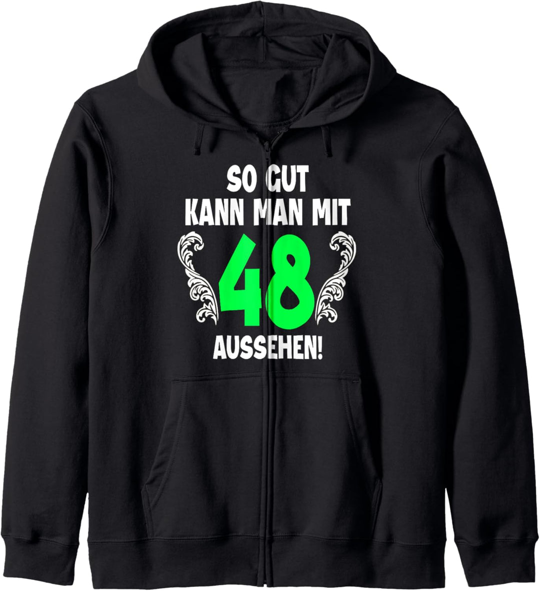 48. Geburtstag Mann Frau 1974 Damen Herren Feier 48 Jahre Kapuzenjacke