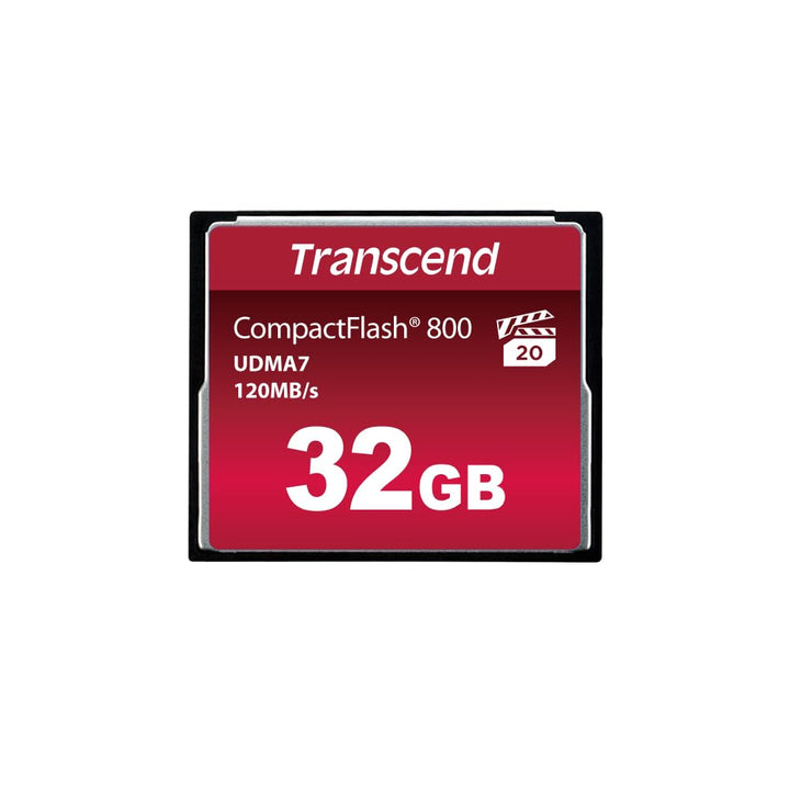 Transcend 32 GB CompactFlash 800 Speicherkarte TS32GCF800 32GB CF800x, 32GB CF800x