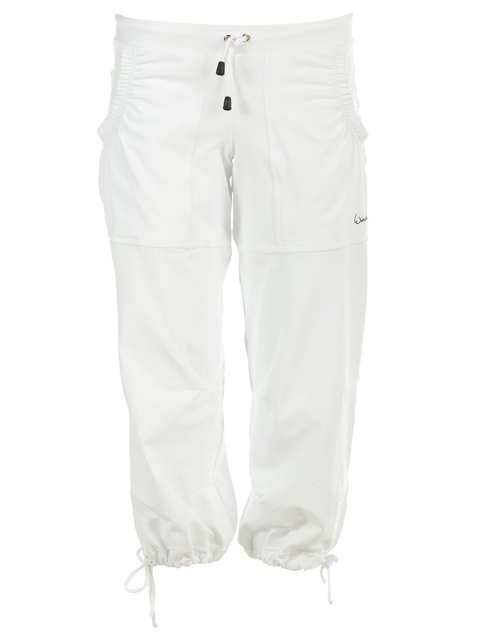 Winshape Damen “Feel good” ¾ Trainingshose WBE6 Dance Fitness Freizeit Sport L Weiss, L Weiss