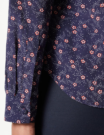 Seidensticker Damen Bluse - Fashion Bluse - Regular Fit - tailliert - Hemd Blusen Kragen - Bügelleic