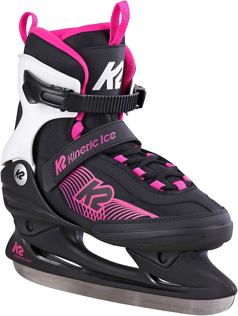 K2 Damen Kinetic Ice W Schlittschuhe EU: 39 (UK: 5.5 / US: 8) Single black - pink, EU: 39 (UK: 5.5 /