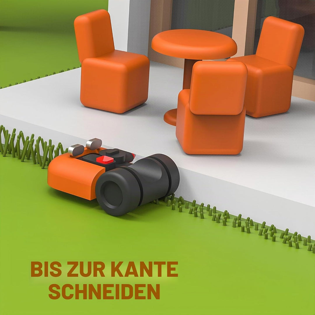 Worx Landroid M WR143E Mähroboter/Akkurasenmäher für Gärten bis 1000 qm/Selbstfahrender Rasenmäher f