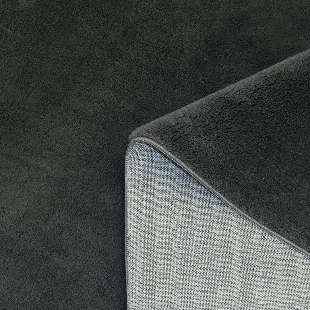 TESSO LIVING Relax Flauschiger Teppich - Superweich - Modern Einfarbig - rutschfest - Waschbar bis 3