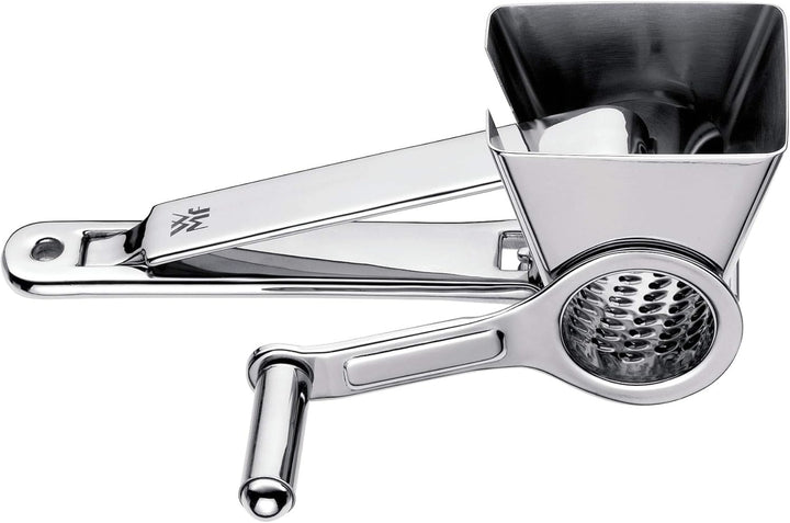 WMF Gourmet Parmesanreibe Kurbel 18 cm, Parmesanmühle, Käsereibe mit Kurbel, Edelstahl, spülmaschine