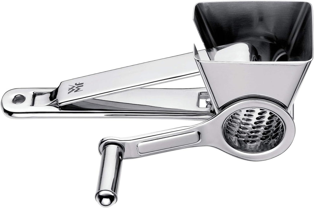 WMF Gourmet Parmesanreibe Kurbel 18 cm, Parmesanmühle &amp; Top Tools Muskatmühle 16,5 cm, Muskatnuss Mü