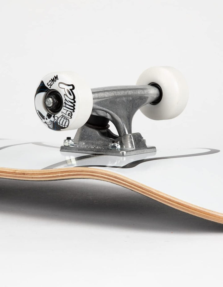 Bust Out Soft WHL Complete Skateboard 7.625, Weiss