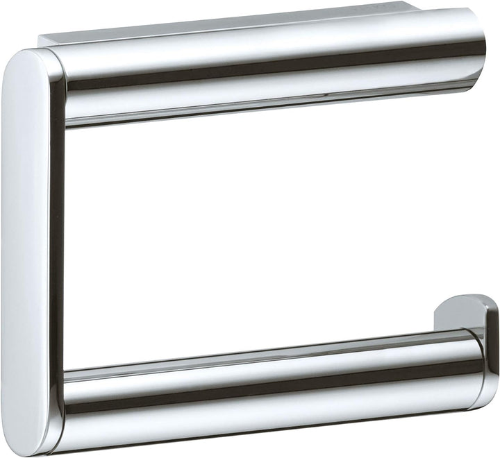 KEUCO Toilettenpapierhalter aus Metall, Hochglanz-verchromt, offene Form, WC-Rollenhalter für Badezi