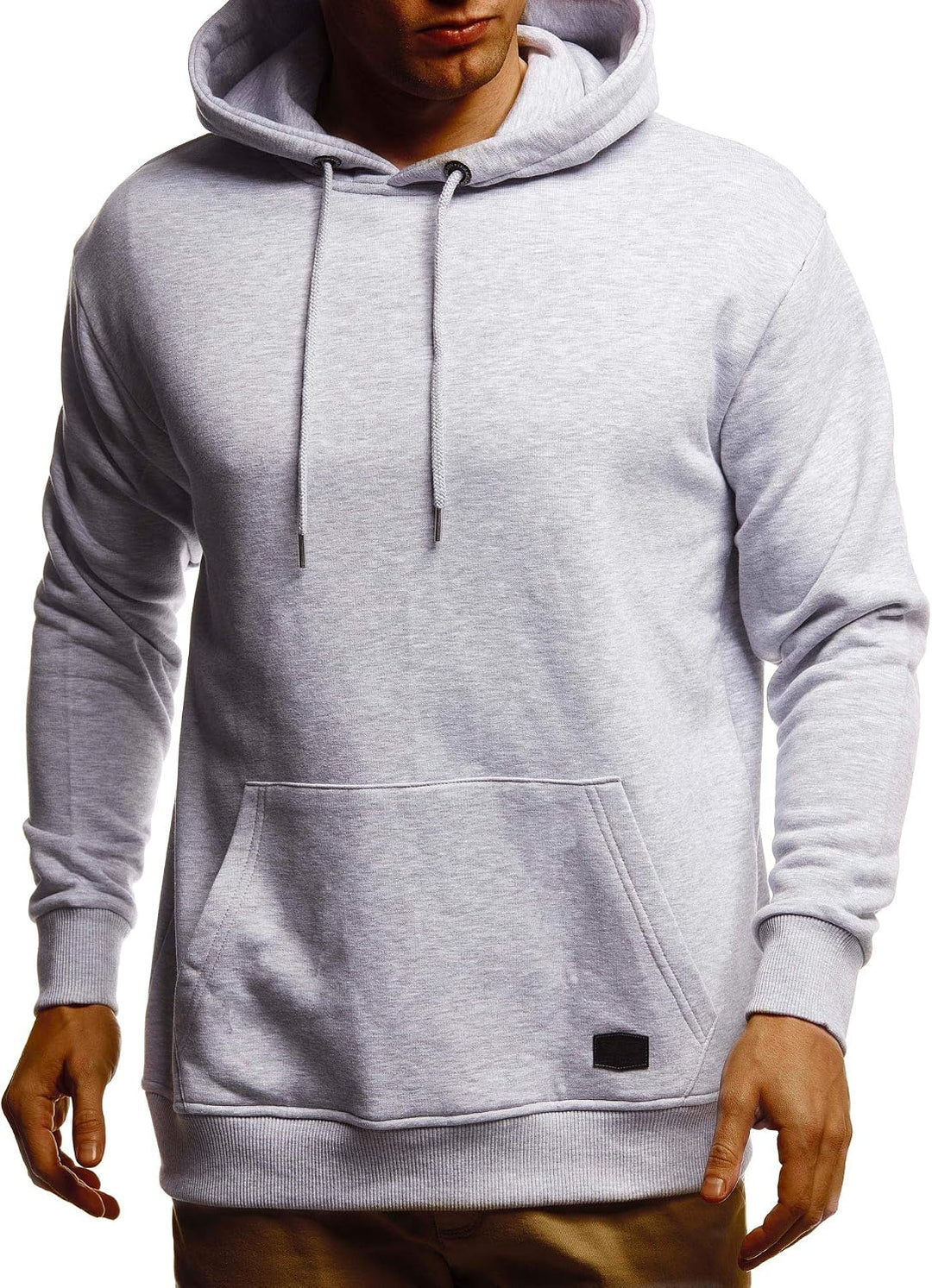 Leif Nelson Herren Hoodie Pullover mit Kapuze Oversize Kapuzenpullover für Männer Pulli Longsleeve S