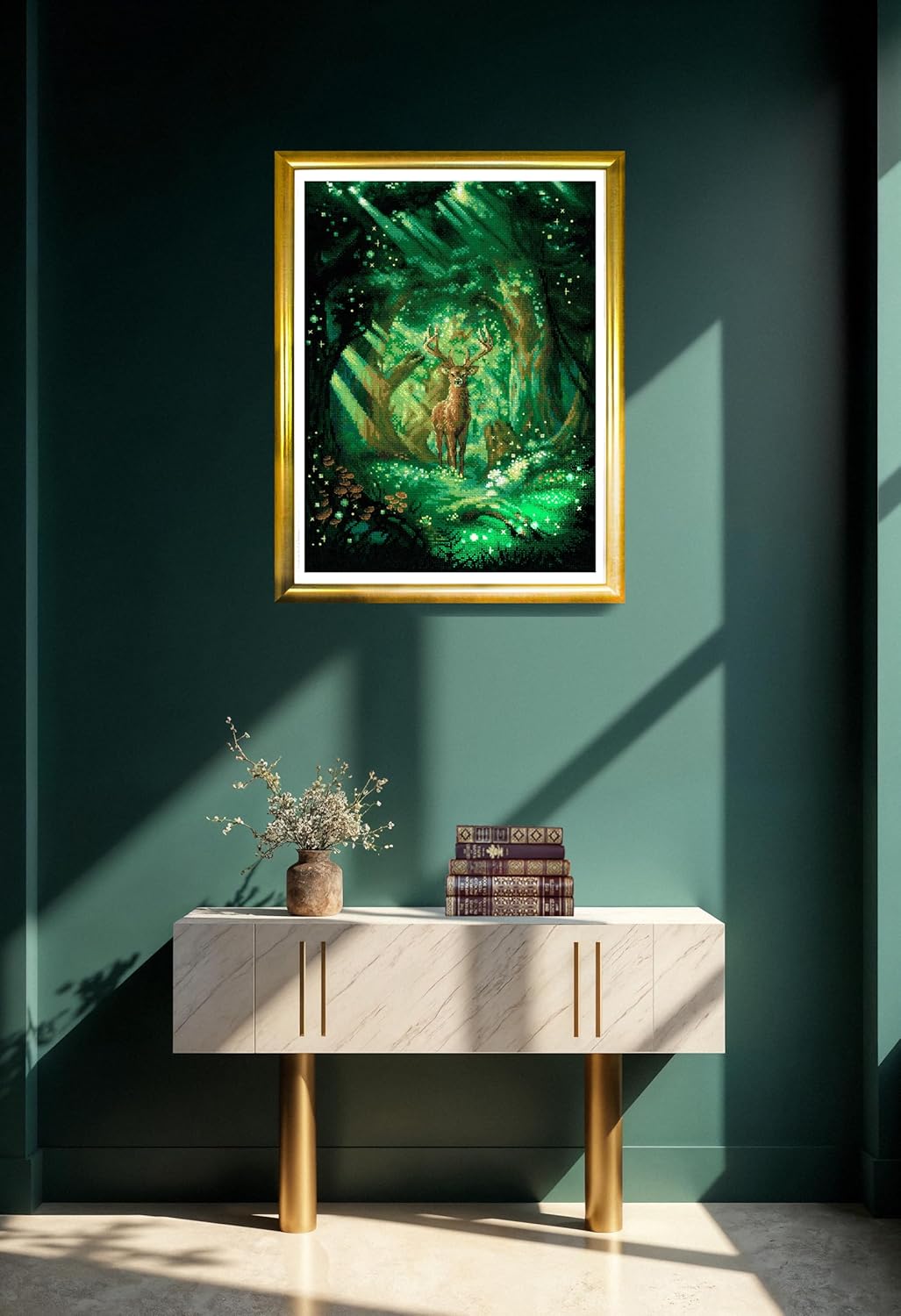 Riolis Kreuzstich Set Waldgeist, Zählmuster, 30x40cm