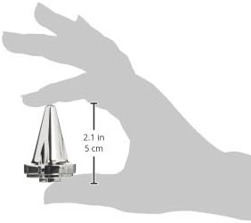 Kuryakyn 1 Paar Motorradlenker Zubehör Stiletto Handgriff Endkappe Chrom 6249 chrome, chrome