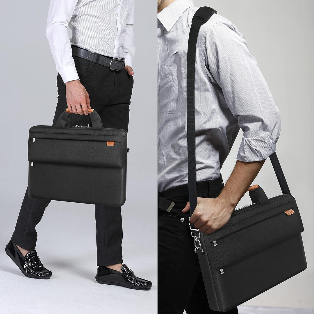DOMISO 17 Zoll wasserdichte Laptoptasche, Schultertasche, Handtuch, für Notebook/Dell/Lenovo/Acer/HP