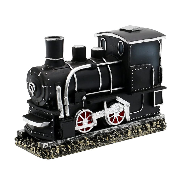 Dekohelden24 Räucher - Lokomotive, Höhe 11 cm Breite 6,5 cm Länge 16 cm, Bunt