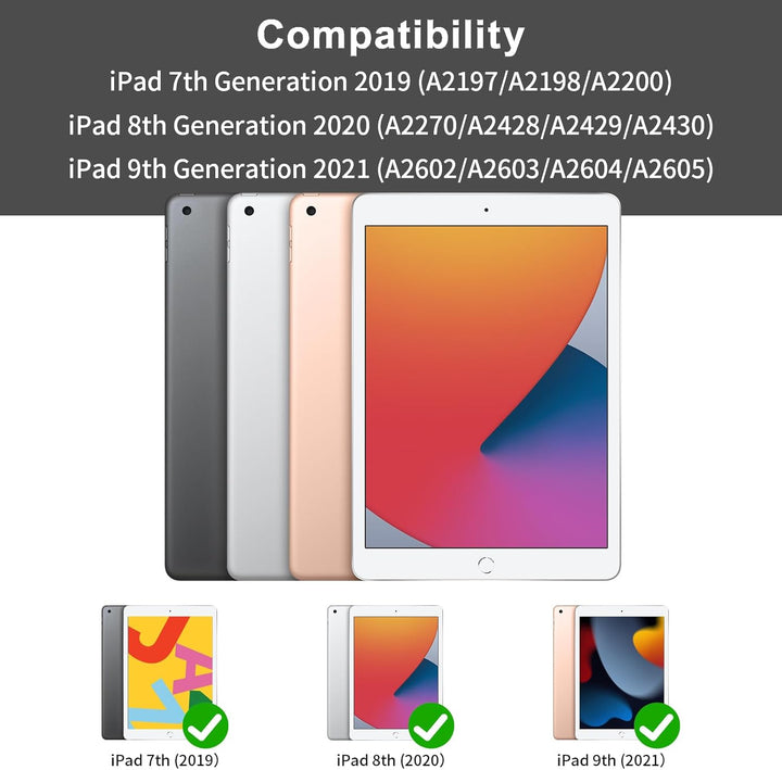 Tastatur Hülle für iPad Pro 11" 4.Gen 2022/3.Gen 2021/2.Gen 2020 mit Pencil Halter,red-3, red-3