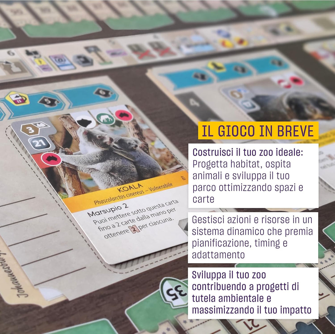 Cranio Creations - Ark Nova, Baue einen modernen Zoo in wissenschaftlicher Weise, Ausgabe in Italien