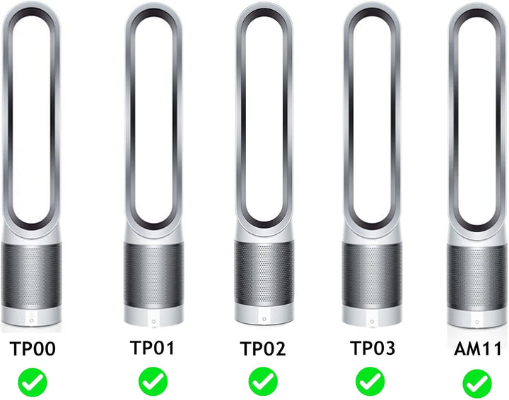 SPARES2GO HEPA-Filter kompatibel mit Dyson AM11 TP00 TP02 TP03 Pure Cool Link Tower Luftreiniger Lüf