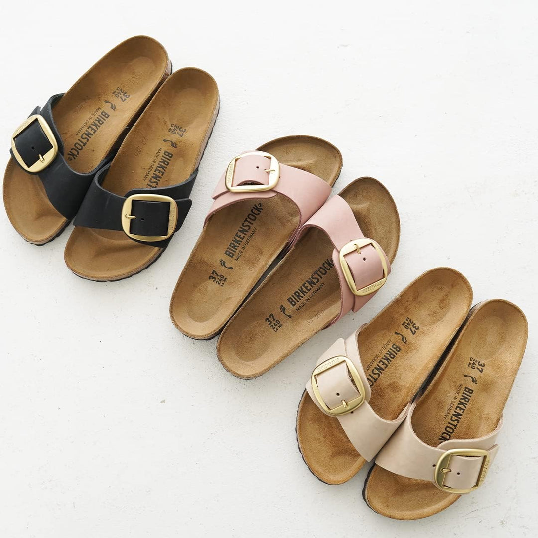 BIRKENSTOCK 1024009 Madrid Big Buckle Sandcastle Narrow FIT 39 EU Sandcastle N, 39 EU Sandcastle N