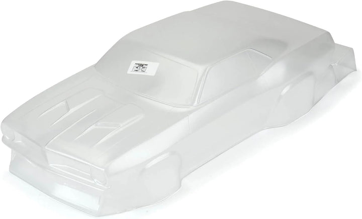 1/10 1972 Plymouth Barracuda Clear Body: Drag Car
