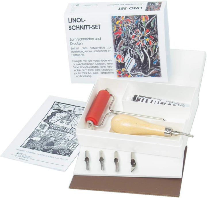 Abig Linolschnitt-Set, komplett