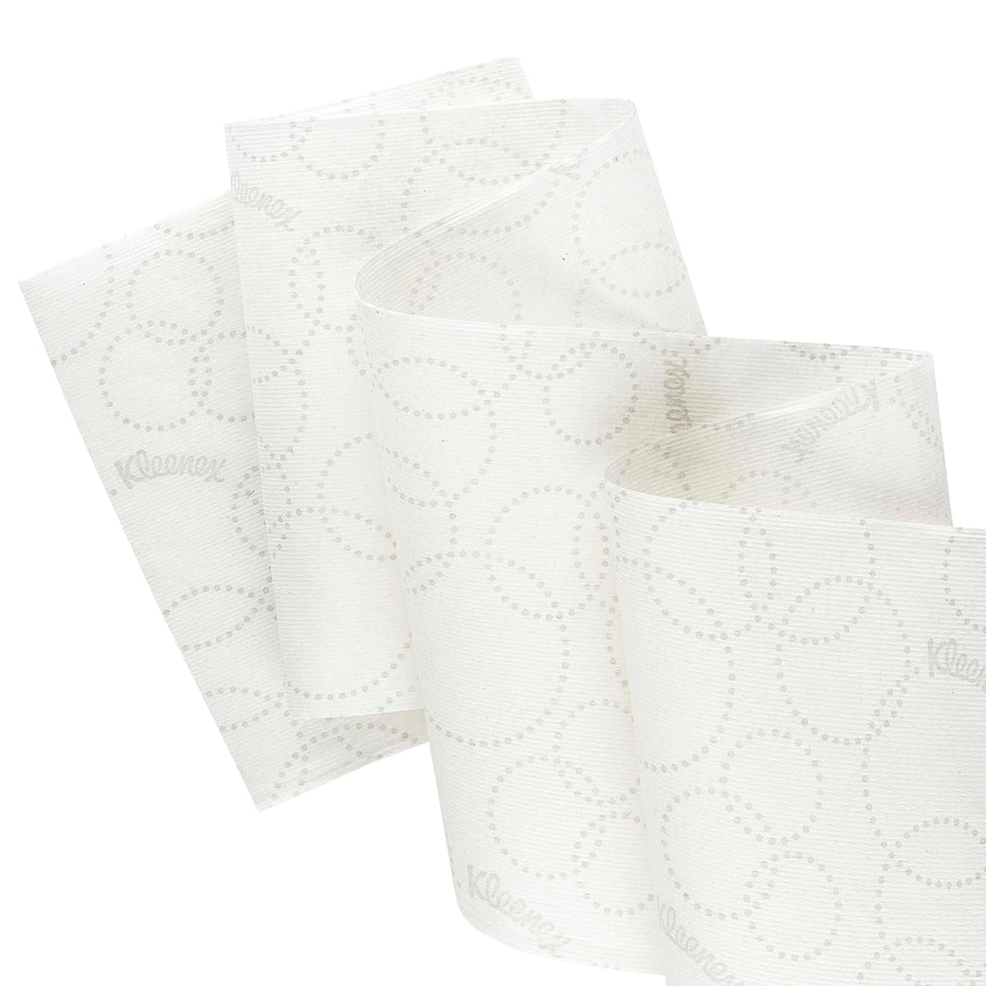 Kleenex Ultra Slimroll Rollenpapiertücher 6781 – 2-lagige Rollenhandtücher – 6 x 100 m weisse Rollen