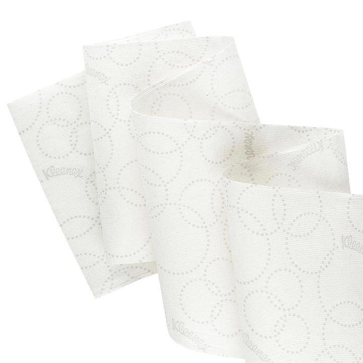 Kleenex Ultra Slimroll Rollenpapiertücher 6781 – 2-lagige Rollenhandtücher – 6 x 100 m weisse Rollen