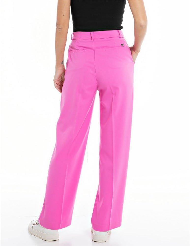 Replay Damen Business Hose Klassisch 24W Fuxia 069, 24W Fuxia 069